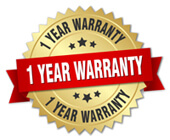 One Year Warranty on Steel Drum Pulleys