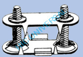 Bolt Solid Plate Belt Fastener