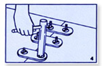 Bolt Solid Plate Belt Fastener