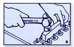 Bolt Solid Plate Belt Fastener